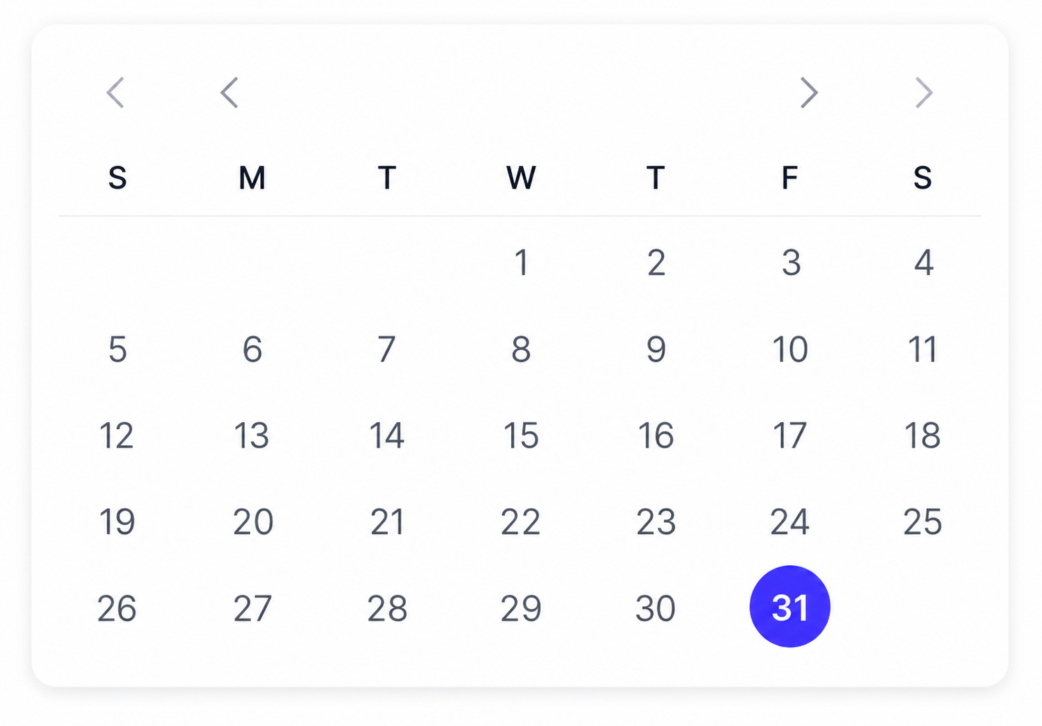 Appointment calendar